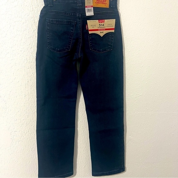 Levi's 514 Straight Flex Stretch Boys 7X Regular Stain Release Adjustable Waist - Picture 5 of 10
